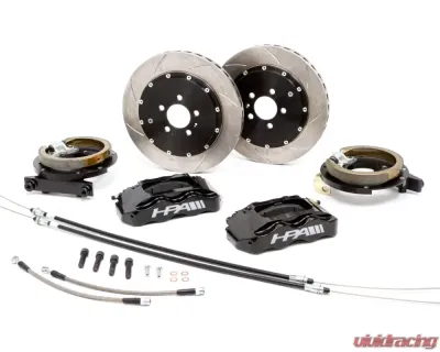 HPA Motorsports High Performance 4-Piston Aluminum Rear Brake Kit Volkswagen | Audi 2006-2020 - HVA-213