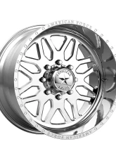 American Force AFW B02 Trax SS Wheel 22x10 8x8x165.1 -25mm Polished                                     - AFTGB02D22-1-21 - Image 3