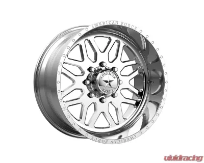American Force AFW B02 Trax SS Wheel 22x10 8x8x165.1 -25mm Polished - AFTGB02D22-1-21