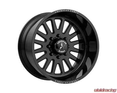 American Force AFW F20 Atom SS Wheel 22.00x12.00 8x165.10 -40mm Gloss Black - AFTJF20D22-2-20