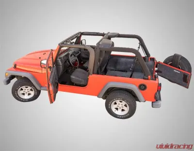 JEEP BEDRUG 03-06 JEEP LJ UNLTD REAR 4PC CARGO KIT (INC TLGTE & TUB LINER) Jeep Wrangler 2004-2006 - BRLJ04R