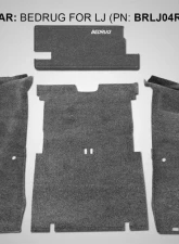 JEEP BEDRUG 03-06 JEEP LJ UNLTD REAR 4PC CARGO KIT (INC TLGTE & TUB LINER) Jeep Wrangler 2004-2006                                     - BRLJ04R - Image 5