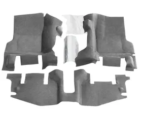 BedRug JEEP BEDTRED 97-06 TJ/LJ FRNT 3PC FLR KIT (W/O CNTR CNSL) - HT SHLDS *SPEC ORDR* Jeep Wrangler 1997-2006