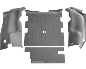 BedRug JEEP BEDTRED 97-06 JEEP TJ 97-06 REAR 4PC CARGO KIT (INCLUDES TAILGATE) Jeep Wrangler 1997-2006