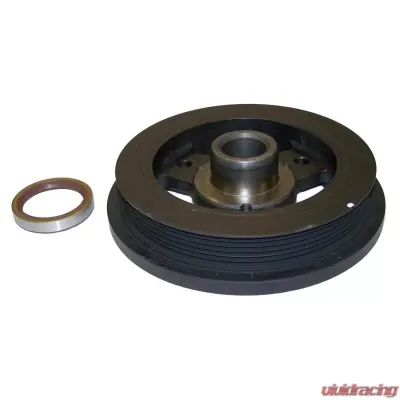 Crown Automotive Jeep Replacement Harmonic Balancer & Front Crankshaft Seal for Select 87-06 Jeep Models w/ 4.0L Jeep - 33002920K
