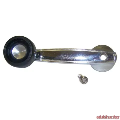 Crown Automotive Jeep Replacement Chrome Window Handle, Front or Rear, Left or Right Chrysler - 3861473