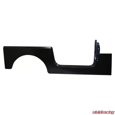 Crown Automotive Jeep Replacement Right Side Panel, Black paintable without Jeep? Logo for CJ-7 & YJ Wrangler Jeep Right - 4798282