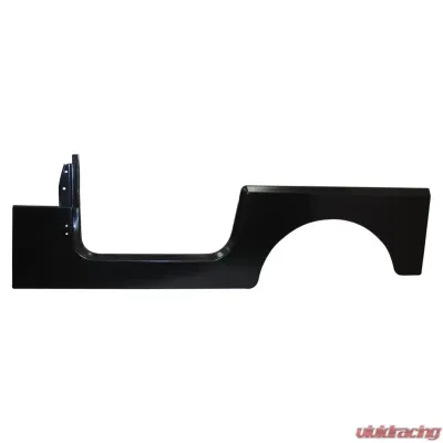 Crown Automotive Jeep Replacement Left Side Panel, Black paintable without Jeep? Logo for CJ-7 & YJ Wrangler Jeep Left - 4798283