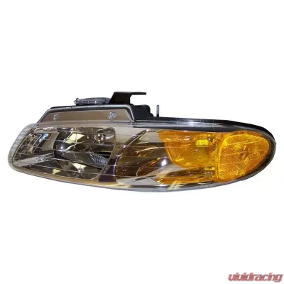 Crown Automotive Jeep Replacement Left Headlight Assembly for Select 96-99 NS Dodge, Chrysler & Plymouth Minivans Left - 4857041