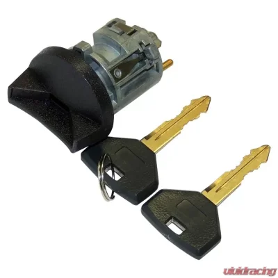 Crown Automotive Jeep Replacement Coded Ignition Lock Cylinder Set w/ 2 Keys for Misc. Chrysler, Dodge & Ram - 5003845K