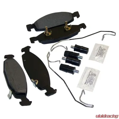 Crown Automotive Jeep Replacement Front Brake Pad Master Kit for 99-02 Grand Cherokee w/ Teves (Black) Calipers Jeep Grand Cherokee Front 1999-2002 - 5011969MK