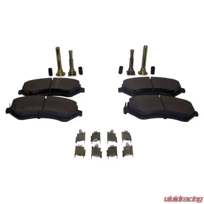Crown Automotive Jeep Replacement Front Brake Pad Master Kit for 02-07 KJ Liberty; Incl. Pad, Pin Set & Springs Jeep Liberty Front 2002-2007 - 5066427MK