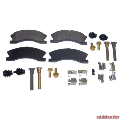 Crown Automotive Jeep Replacement Front Brake Pad Master Kit for 99-04 Jeep Grand Cherokees w/ Akebono Calipers Jeep Grand Cherokee Front 1999-2004 - 5093183MK