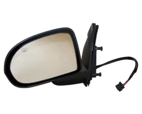 Crown Automotive Jeep Replacement Left Power Heated, Fold-Away Mirror for 07-15 MK Compass; Black Textured Finish Jeep Compass Left 2007-2015