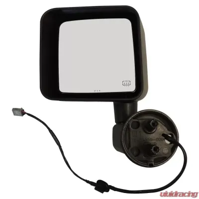 Crown Automotive Jeep Replacement Left Power Heated Convex Door Mirror for 11/13 Jeep JK Wrangler (Export Only) Jeep Wrangler Left - 5182183AA