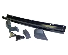 Crown Automotive Jeep Replacement Front Bumper Kit - Black; Includes Bumper, End Caps, Brackets & Guards Jeep Front