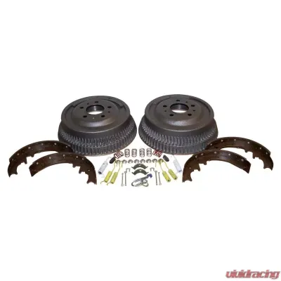 Crown Automotive Jeep Replacement Drum Service Brake Kit for Jeep XJ, MJ, YJ w/ 10" & D35 Rear Axle Jeep Rear - 52001151K