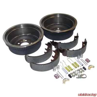 Crown Automotive Jeep Replacement Drum Service Brake Kit for Jeep XJ, MJ, YJ w/ 10" x 2.5" Drums Jeep Rear - 52001915K
