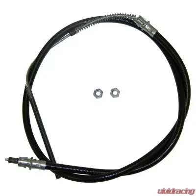 Crown Automotive Jeep Replacement Front Parking Brake Cable for 87/90 YJ Wrangler w/ 93" Wheelbase; 62" Long Jeep Wrangler Front 1987-1990 - 52003181