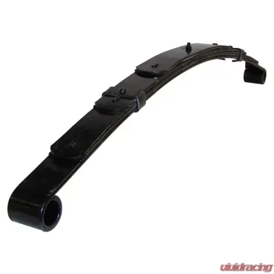 Crown Automotive Jeep Replacement Leaf Spring Assembly, Left or Right Front 4-Leaf, No Bushings Jeep Wrangler Front 1987-1995 - 52003448