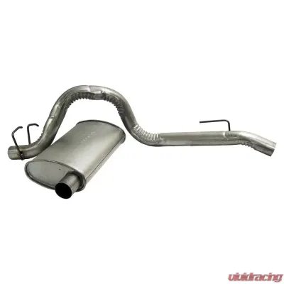 Crown Automotive Jeep Replacement Muffler & Tailpipe, Silver, Metal Jeep Wrangler 1987-1995 - 52019135