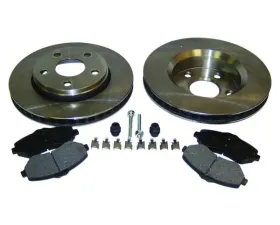 Crown Automotive Jeep Replacement Disc Pads and Brake Shoes Jeep Wrangler Front 2007-2018