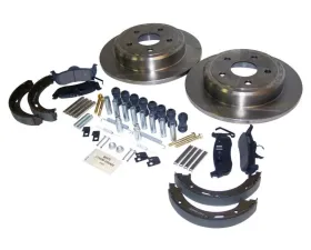 Crown Automotive Jeep Replacement Rear Disc Brake Service Kit for Select 05-10 WJ Grand Cherokee & XK Commander Jeep Rear