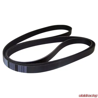 Crown Automotive Jeep Replacement Accessory Drive Belt for Various Jeep & Dodge Vehicles; 89.4" Long, 6 Ribs Jeep Accessory Drive - 53010234