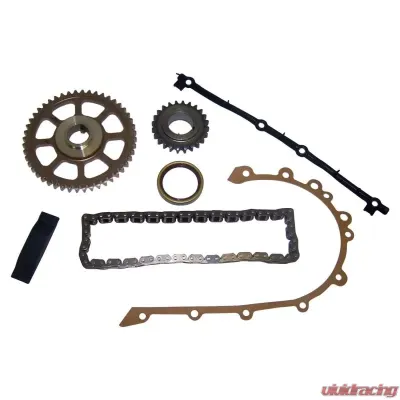 Crown Automotive Jeep Replacement Timing Chain Kit, Includes 2 Sprockets, Chain, Guide and Gaskets Jeep - 53020444KL