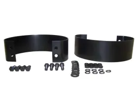 Crown Automotive Jeep Replacement Set of 2 Black Bumperettes for 87/95 Jeep YJ Wrangler & 76/86 Jeep CJ-5, 7, 8 Jeep Rear