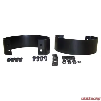 Crown Automotive Jeep Replacement Set of 2 Black Bumperettes for 87/95 Jeep YJ Wrangler & 76/86 Jeep CJ-5, 7, 8 Jeep Rear - 5355457K