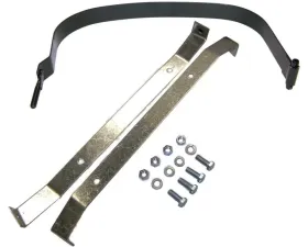 Crown Automotive Jeep Replacement Fuel Tank Strap Kit for 76-86 Jeep CJs, & 87-90 YJ Wrangler w/ 15 Gallon Tank Jeep Center