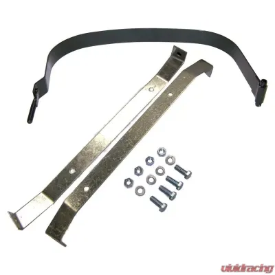 Crown Automotive Jeep Replacement Fuel Tank Strap Kit for 76-86 Jeep CJs, & 87-90 YJ Wrangler w/ 15 Gallon Tank Jeep Center - 5356651K