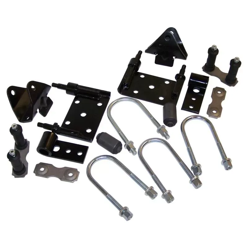 Crown Automotive Jeep Replacement Leaf Spring Mounting Kit, Left & Right Front Jeep Front - 5359011K
