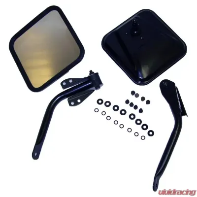 Crown Automotive Jeep Replacement Mirror Kit, Left & Right, Gloss Black Jeep Left and Right - 5462736K