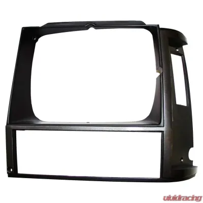 Crown Automotive Jeep Replacement Left Gray Headlight Bezel for 84/90 XJ Cherokee & 86/90 MJ Comanche Jeep Left - 55000683