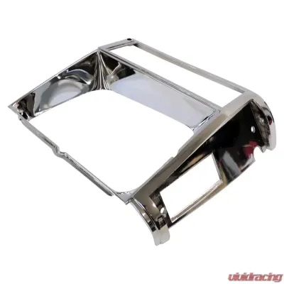 Crown Automotive Jeep Replacement Right Chrome Headlight Bezel for 84/90 XJ Cherokee & MJ Comanche Jeep Right - 55002244