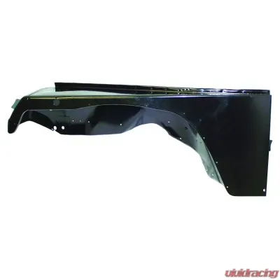 Crown Automotive Jeep Replacement Fender, Left Front, Black Jeep Wrangler Front Left 1987-1995 - 55013515