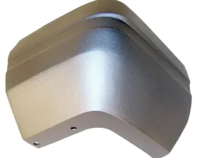 Crown Automotive Jeep Replacement Right Rear Argent (Silver/Gray) Bumper Cap for 87/90 XJ Cherokee Jeep Cherokee Rear Right 1987-1990