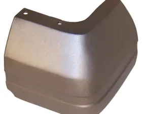 Crown Automotive Jeep Replacement Left Rear Argent (Silver/Gray) Bumper Cap for 87/90 XJ Cherokee Jeep Cherokee Rear Left 1987-1990