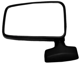 Crown Automotive Jeep Replacement Mirror, Left, Black, w/ Small, Non-Remote Mirrors Jeep Left