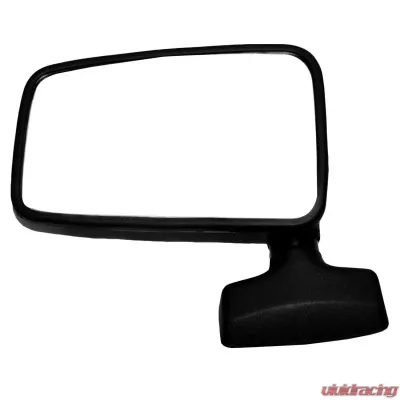 Crown Automotive Jeep Replacement Mirror, Left, Black, w/ Small, Non-Remote Mirrors Jeep Left - 55024249