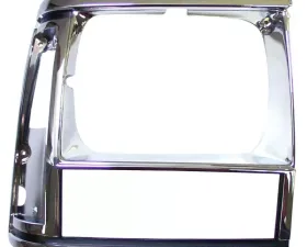 Crown Automotive Jeep Replacement Chrome Headlight Bezel for 1991-86 Jeep XJ Cherokee or MJ Comanche Jeep Right