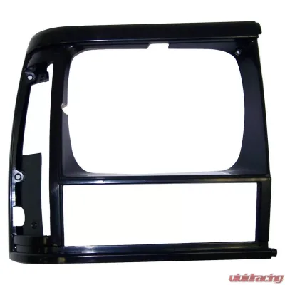 Crown Automotive Jeep Replacement Flat Black Right Headlight Bezel for 91/96 XJ Cherokee & 91/92 MJ Comanche Jeep Right - 55054930