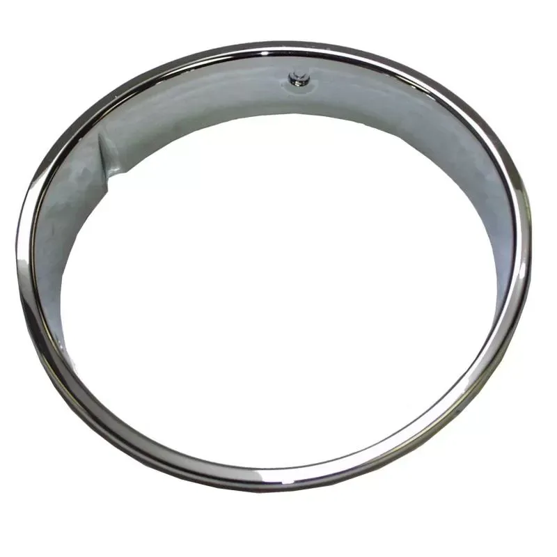 Crown Automotive Jeep Replacement Chrome Left Headlight Bezel for TJ Wrangler Jeep Left 1997-2006 - 55055047