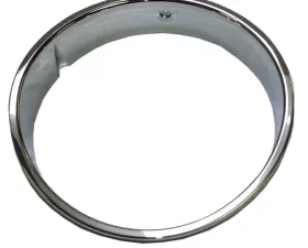Crown Automotive Jeep Replacement Chrome Left Headlight Bezel for TJ Wrangler Jeep Left 1997-2006