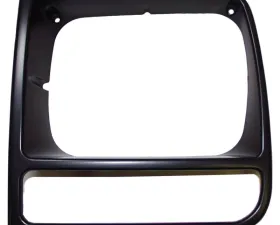 Crown Automotive Jeep Replacement Black Left Headlight Bezel for 87/01 Cherokee Jeep Cherokee Left 1997-2001
