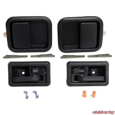 Crown Automotive Jeep Replacement Full Interior and Exterior Door Handle Kit Jeep - 55076222MK