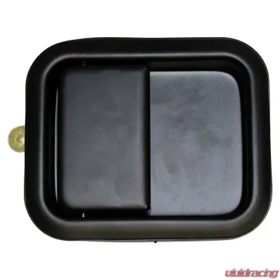 Crown Automotive Jeep Replacement Door Handle, Front, Outer, Black, w/ Full Steel Doors Jeep - 55076223