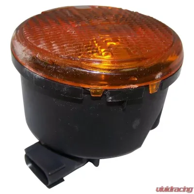 Crown Automotive Jeep Replacement Right Front Park and Turn Signal Lamp, Amber w/ Clear Bulb for 07-13 JK Wrangler Jeep Wrangler Right - 55077884AD